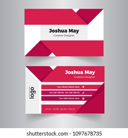 Vector Modern Creative Clean Business Card Stock Vector (Royalty Free ...