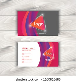 Vector Modern Creative and Clean Business Card Template