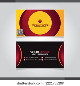 Vector modern creative and clean business card template