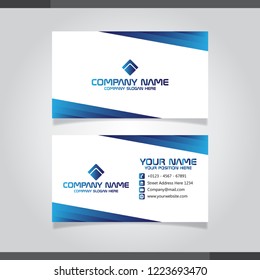 Vector modern creative and clean business card template 