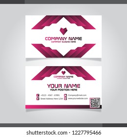 Vector modern creative and clean business card template