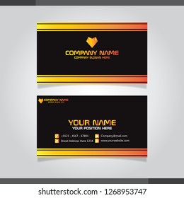 Vector modern creative and clean business card template