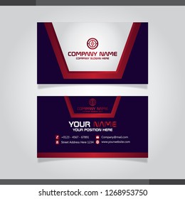 Vector modern creative and clean business card template