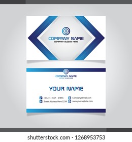 Vector modern creative and clean business card template