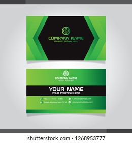 Vector modern creative and clean business card template