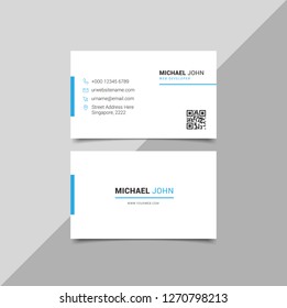 Vector Modern Creative and Clean Business Card Template - Vector