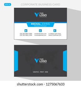 Vector Modern Creative and Clean Business Card Template - Vector
