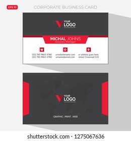 Vector Modern Creative and Clean Business Card Template - Vector
