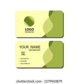 Vector Modern Creative and Clean Business Card Template