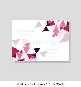 vector modern creative and clean business card template. Flat design