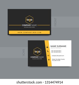 Vector Modern Creative and Clean Business Card Template, business model name card - Vector