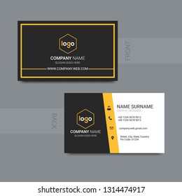 Vector Modern Creative and Clean Business Card Template, business model name card - Vector