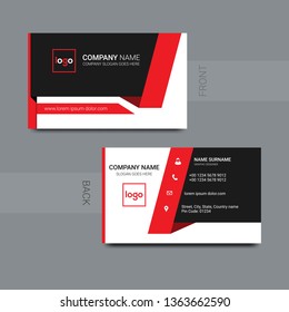 Vector Modern Creative and Clean Business Card Template - Vector