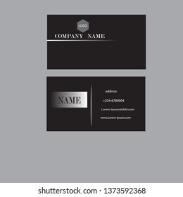 Vector Modern Creative and Clean Business Card Template.