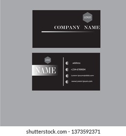 Vector Modern Creative and Clean Business Card Template.