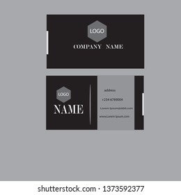 Vector Modern Creative and Clean Business Card Template.