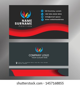 Vector Modern Creative and Clean Business Card Template.
