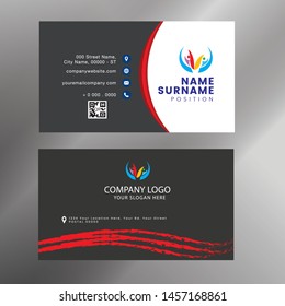 Vector Modern Creative and Clean Business Card Template.
