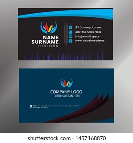 Vector Modern Creative and Clean Business Card Template.
