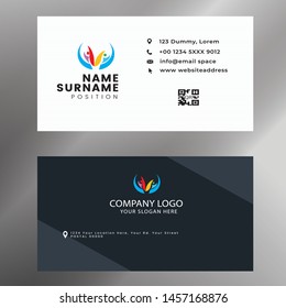 Vector Modern Creative and Clean Business Card Template.
