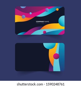 Vector Modern Creative and Clean Business Card Template For Personal and Commercial