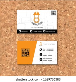 Vector Modern Creative and Clean Business Card and logo Template For Personal and Commercial 