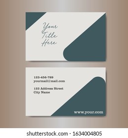 Vector Modern Creative and Clean Business Card Template