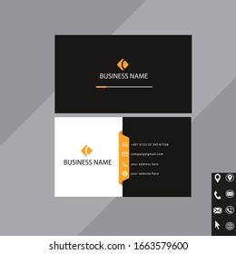 Vector Modern Creative and Clean Business Card TemplateBusiness card ( Visiting card )