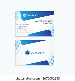 Vector Modern Creative and Clean Business Card Template,Flat design, vector abstract creative geometric background.