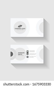 Vector Modern Creative and Clean Business Card Template For Personal and Commercial