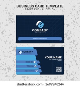 Plantilla de tarjeta profesional moderna, creativa y limpia