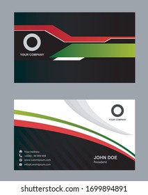 Vector Modern Creative and Clean Business Card Template