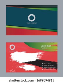 Vector Modern Creative and Clean Business Card Template