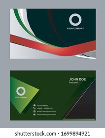 Vector Modern Creative and Clean Business Card Template