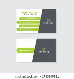 Vector Moderno, Creativo y Limpio Plantilla de Tarjeta de Negocios para empresas.