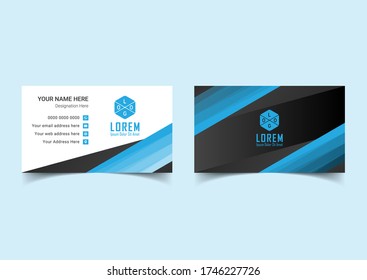Vector Modern Creative and Clean Business Card Template, professional creative dark business card, luxury style business card purple, purple sky, colors template, abstract creative business card