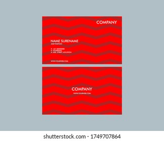 Vector modern creative and clean business card template