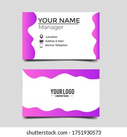 Vector Modern Creative and Clean Business Card Template.Stationery Design.Modern minimalist business card template. Corporate Business Card Design vector simple style. Branding, stationary.vector eps 
