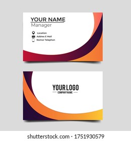 Vector Modern Creative and Clean Business Card Template.Stationery Design.Modern minimalist business card template. Corporate Business Card Design vector simple style. Branding, stationary.vector eps 