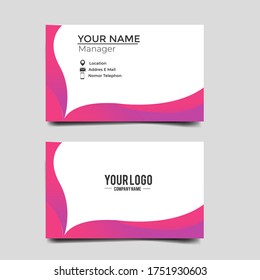 Vector Modern Creative and Clean Business Card Template.Stationery Design.Modern minimalist business card template. Corporate Business Card Design vector simple style. Branding, stationary.vector eps 