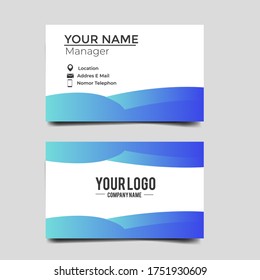 Vector Modern Creative and Clean Business Card Template.Stationery Design.Modern minimalist business card template. Corporate Business Card Design vector simple style. Branding, stationary.vector eps 
