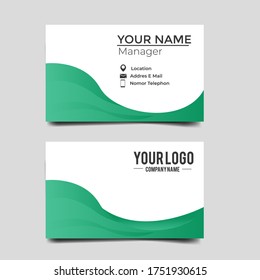 Plantilla de tarjeta de visita Vector Moderno, creativa y limpia.Diseño de diseño de diseño.Plantilla moderna de tarjeta de visita minimalista. Diseño de tarjeta de visita corporativa estilo simple vector. Marca, estacionario.vector eps 