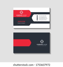 Vector Modern Creative and Clean Business Card Design Template