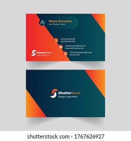 Vector Modern Creative and Clean Business Card Template