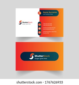 Vector Modern Creative and Clean Business Card Template