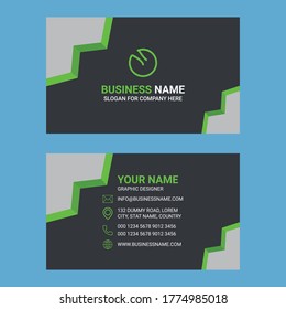 Vector modern creative and clean business card template.