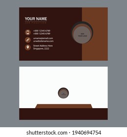 Vector modern, Creative, and Clean Business Card Template. Flat Design Vector Illustration. Stationery Design