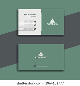 Vector Modern Creative and Clean Business Card Template, Simple Business Card, Modern horizontal name card