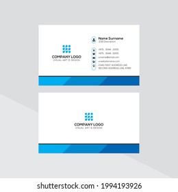 Plantilla de tarjeta profesional moderna, creativa y limpia