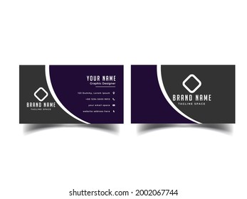 Vector Modern Creative and Clean Business Card Template